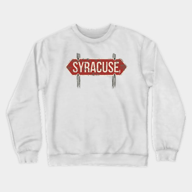 Syracuse Crewneck Sweatshirt by OldSchoolRetro